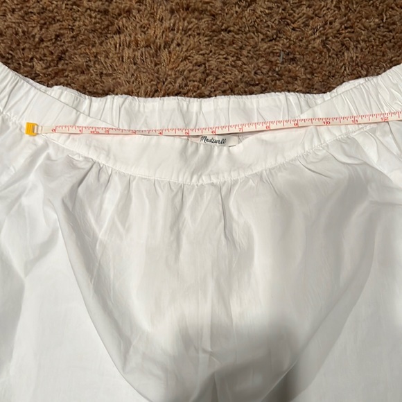 Madewell off -the -shoulder  3/4 sleeve cotton blouse. - Picture 4 of 4